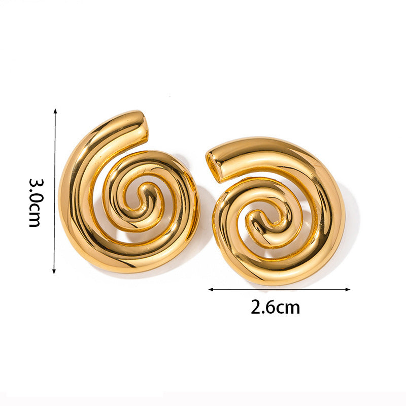 Earring #57 Titanium Steel C-shaped Earrings