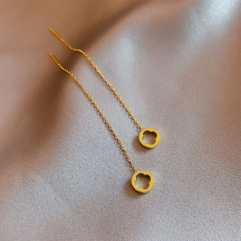 Earring #106 Titanium Steel Shell Hoop Earrings