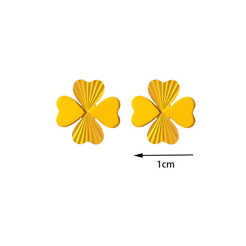 Earring #106 Titanium Steel Shell Hoop Earrings