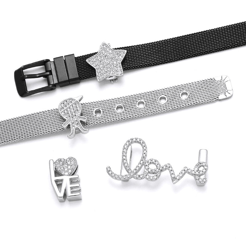 Black Belt Leather Round Bracelet