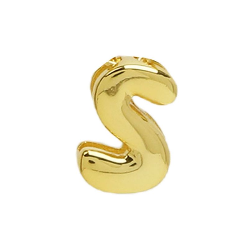 Box Chain Gold Copper 26 letter pendant (without chain)