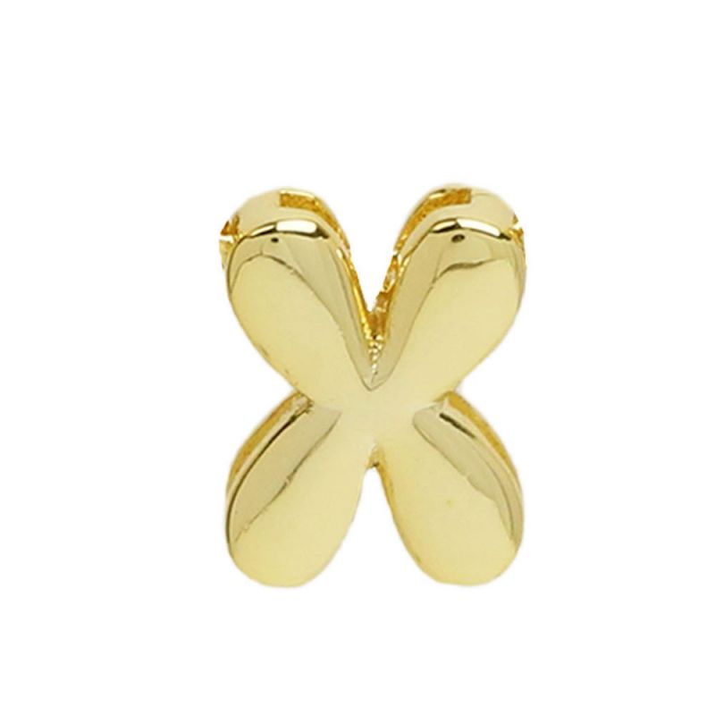 Box Chain Gold Copper 26 letter pendant (without chain)