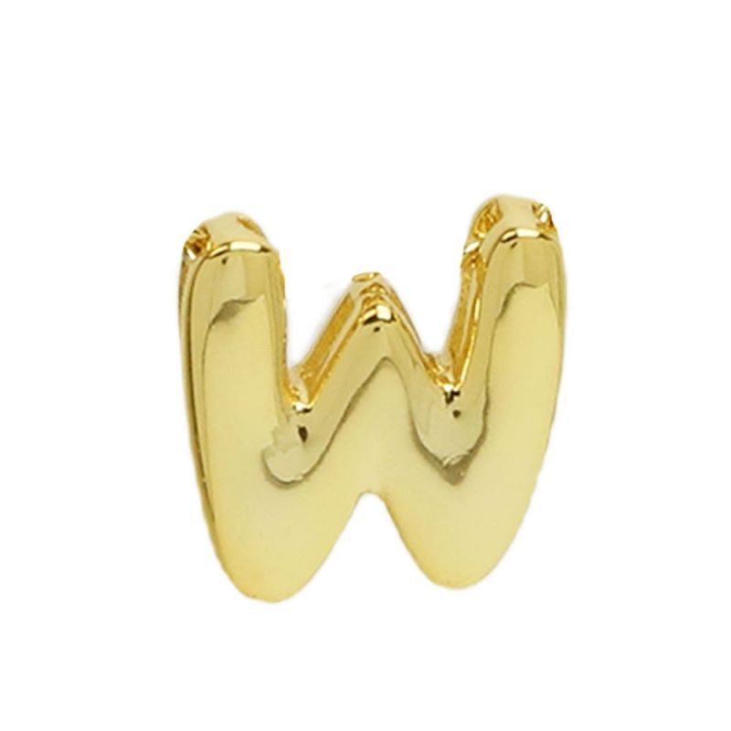 Box Chain Gold Copper 26 letter pendant (without chain)