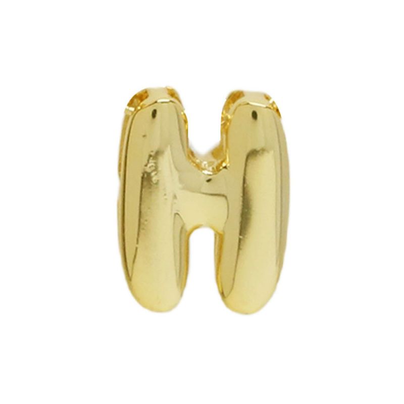 Box Chain Gold Copper 26 letter pendant (without chain)