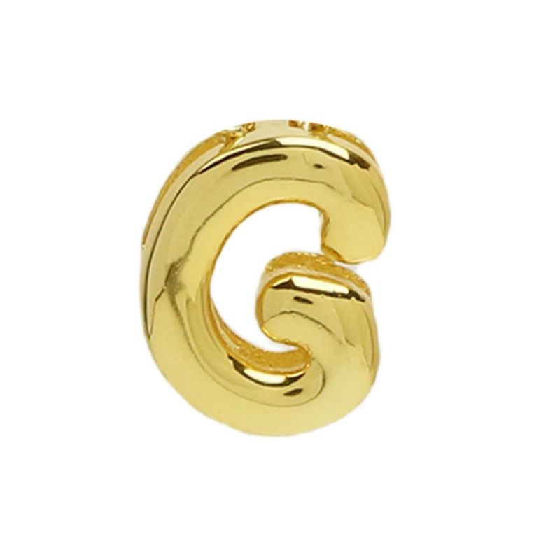 Box Chain Gold Copper 26 letter pendant (without chain)