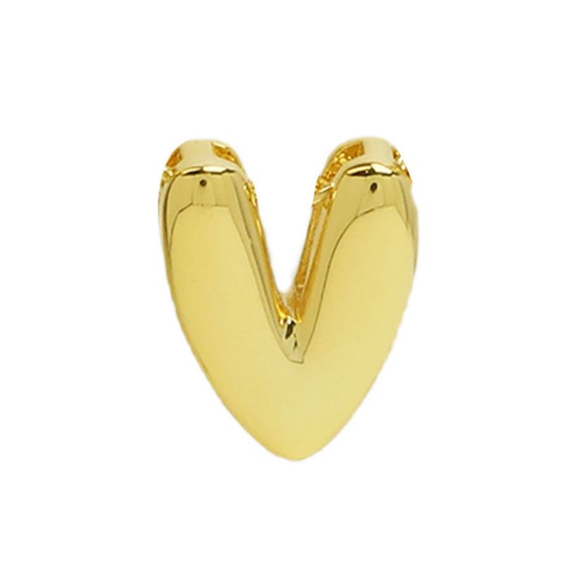 Box Chain Gold Copper 26 letter pendant (without chain)