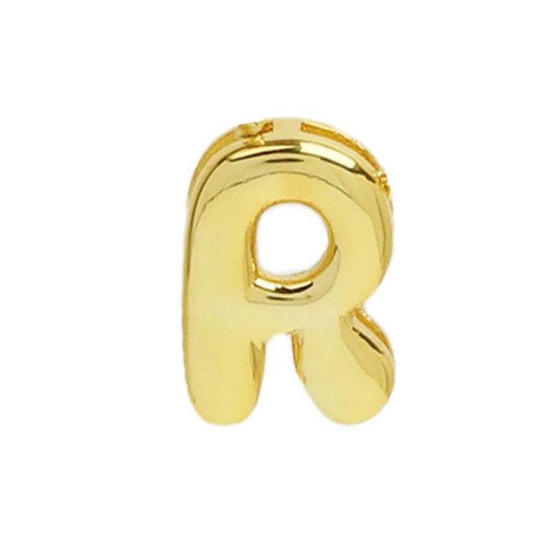 Box Chain Gold Copper 26 letter pendant (without chain)