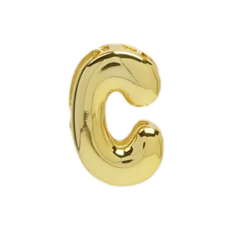 Box Chain Gold Copper 26 letter pendant (without chain)