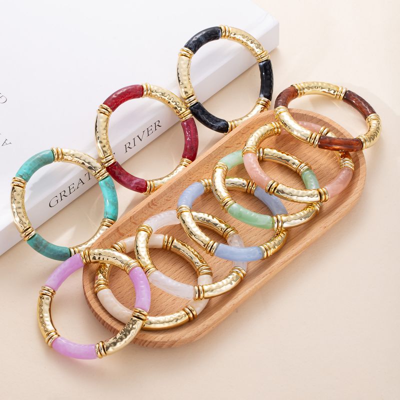 Bracelet 1# Acrylic Round Bracelet