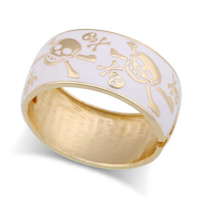 Bracelet 1# Alloy Oil-drip Diamond Round Bracelet