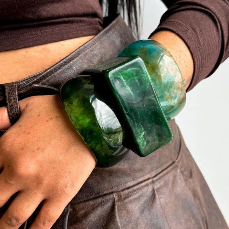 Bracelet #1 Irregular Resin Bracelet