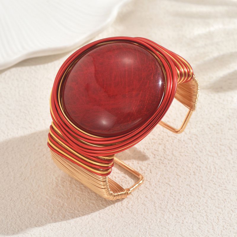 Bracelet #1 Natural Stone Round Bracelet