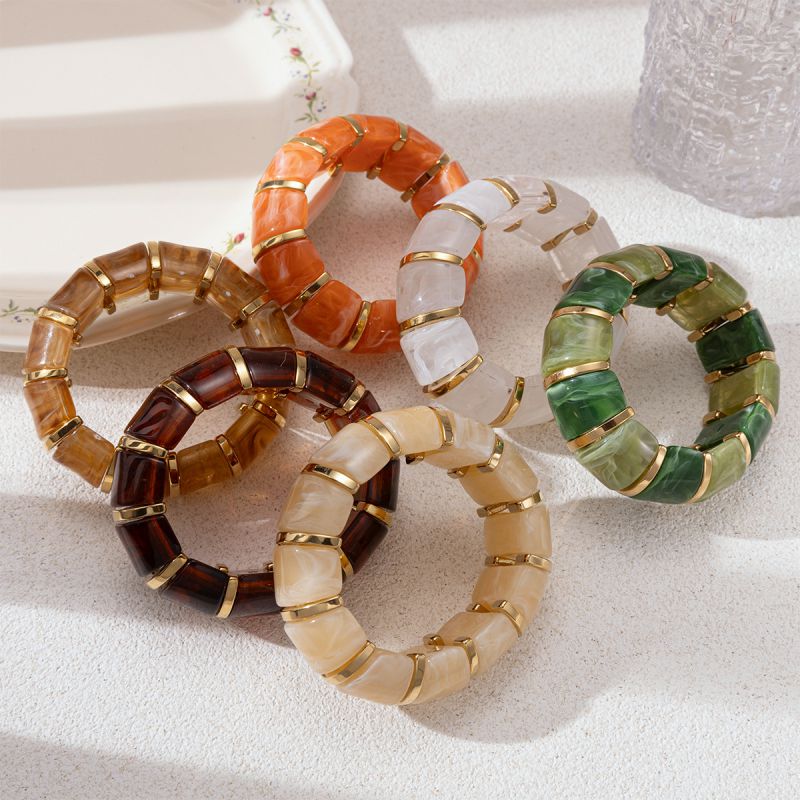 Bracelet 1# Stainless Steel Bamboo Bracelet