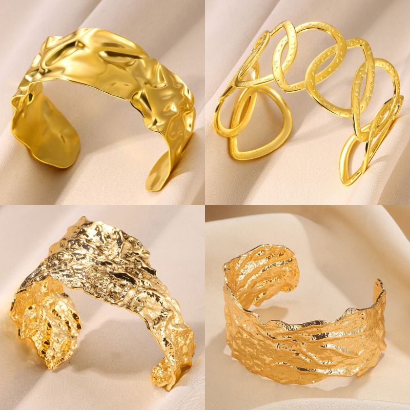 Bracelet 1# Stainless Steel Irregular Bracelet