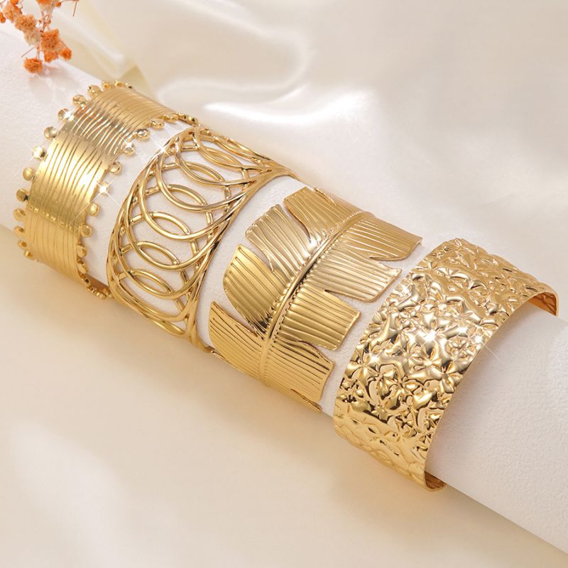 Bracelet #1 Stainless Steel Irregular Round Bracelet