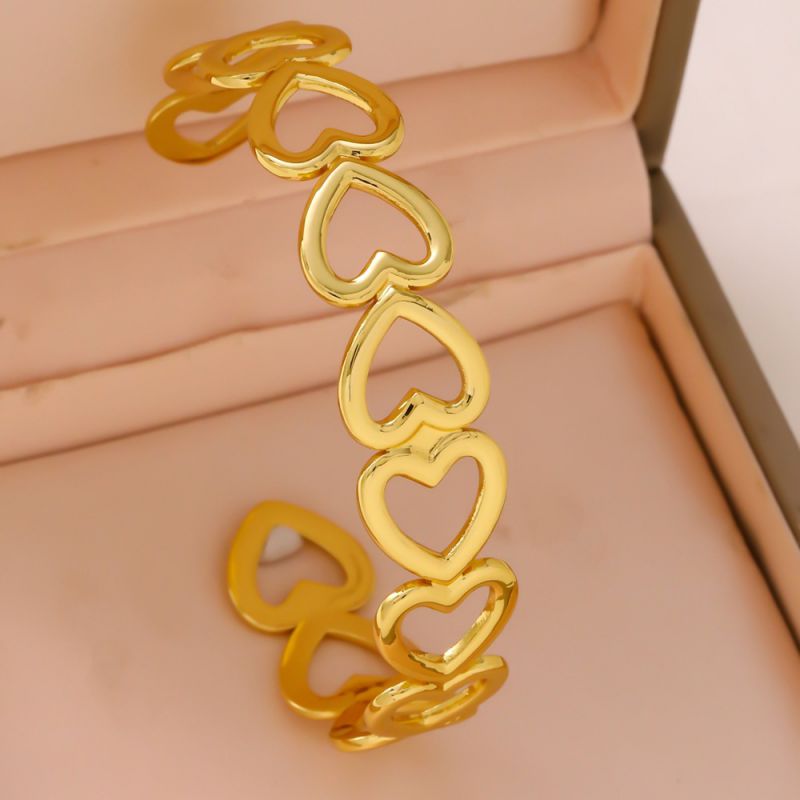 Bracelet 1# Titanium Steel Wide Round Bracelet