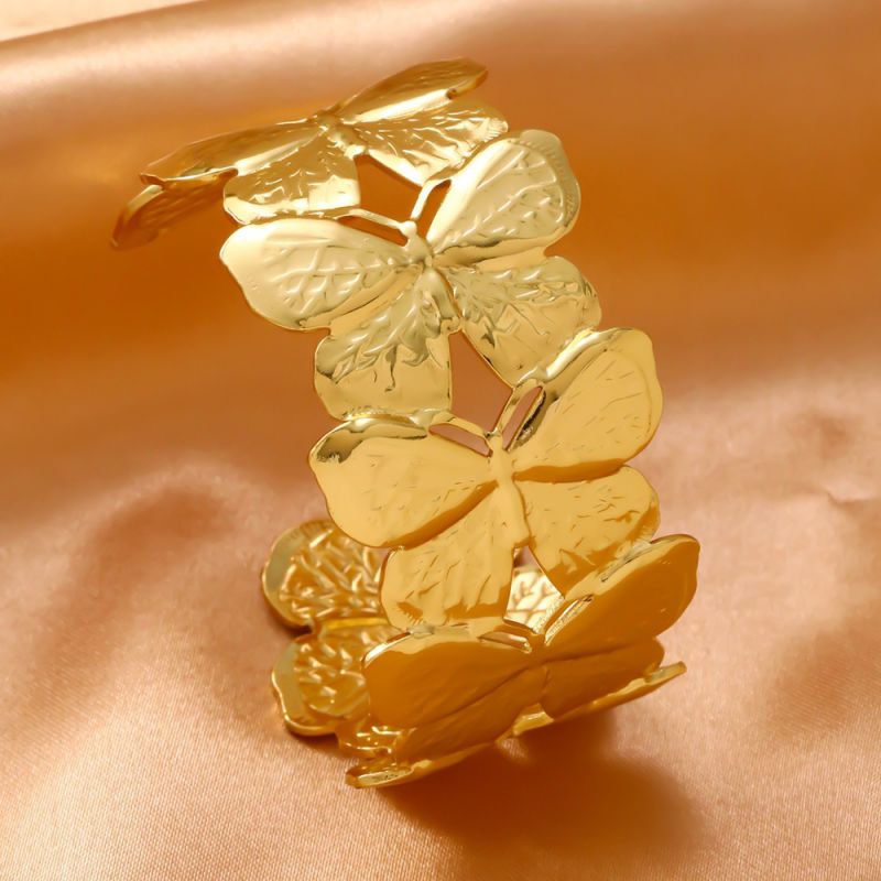 Bracelet 1# Titanium Steel Wide Round Bracelet