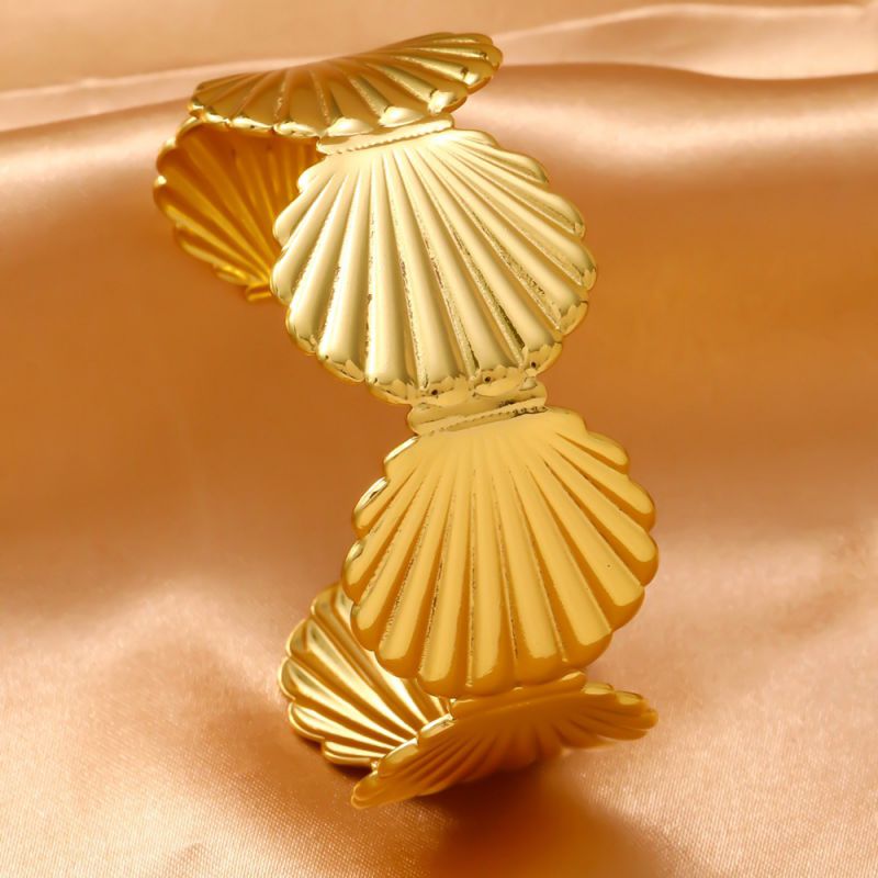 Bracelet 1# Titanium Steel Wide Round Bracelet