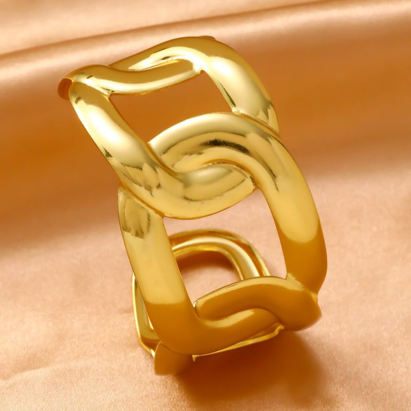 Bracelet 1# Titanium Steel Wide Round Bracelet