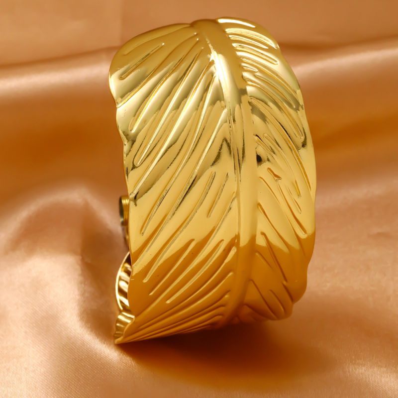 Bracelet 1# Titanium Steel Wide Round Bracelet