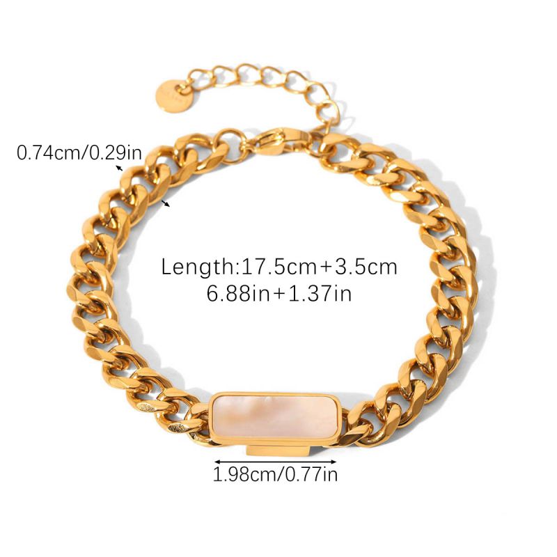 Bracelet 2# Stainless Steel Butterfly Hollow Strap Chain Bracelet