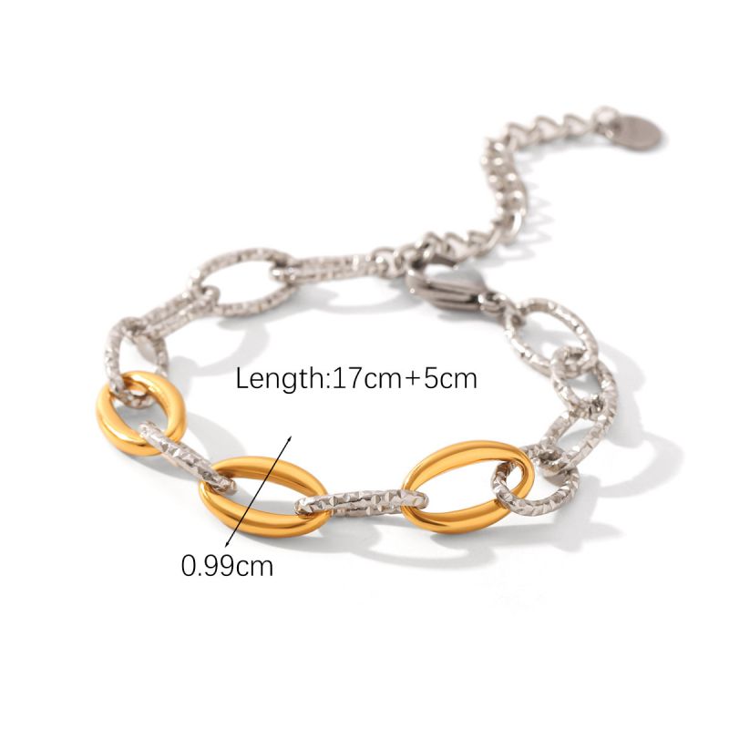Bracelet 2# Stainless Steel Butterfly Hollow Strap Chain Bracelet