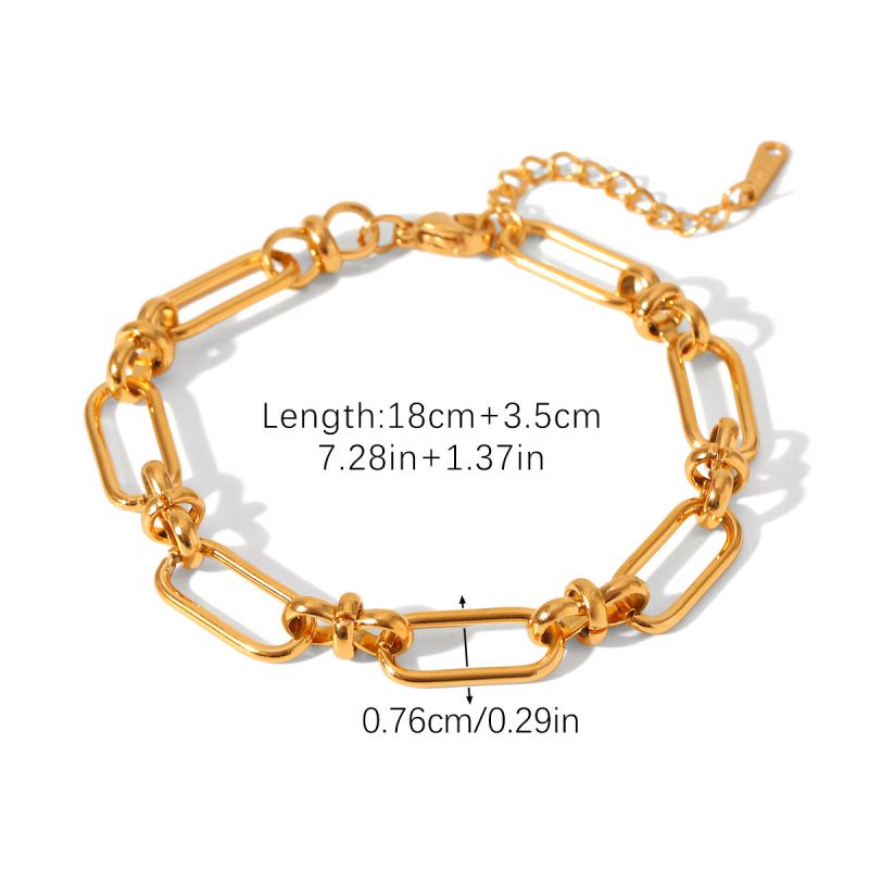 Bracelet 2# Stainless Steel Butterfly Hollow Strap Chain Bracelet