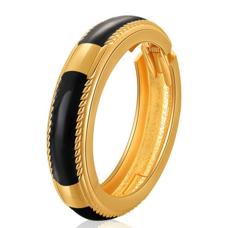 Bracelet #3 Zinc Alloy Round Bracelet With Diamonds And Pearls