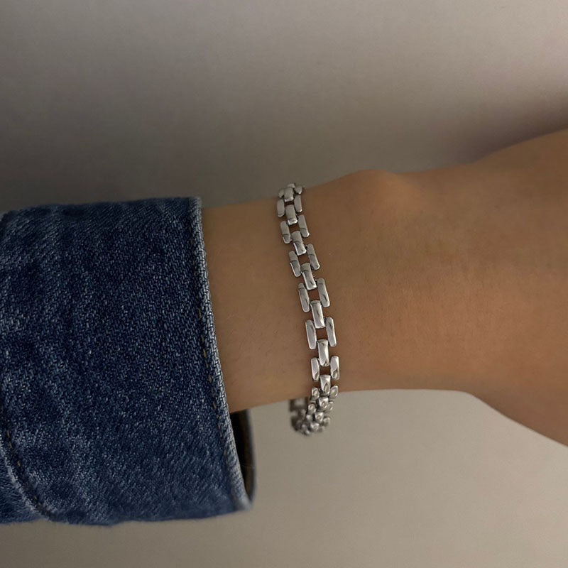 Bracelet 9# Stainless Steel Watch Strap Bracelet