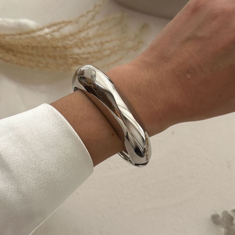 Bracelet Gold 1 Alloy Smooth Irregular Bracelet