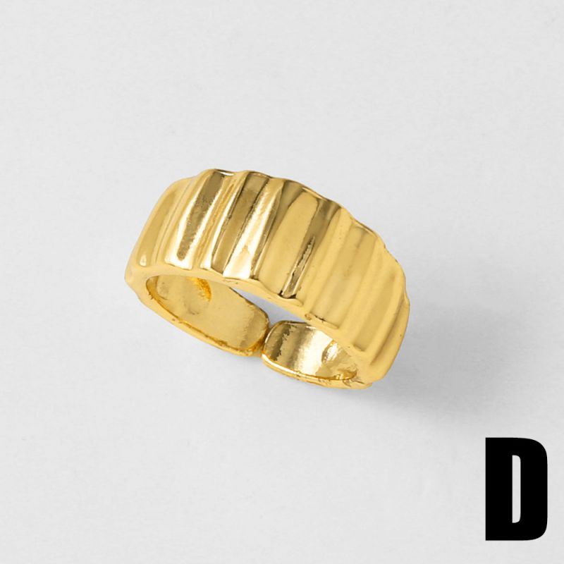 C Copper Pearl Oval Ring