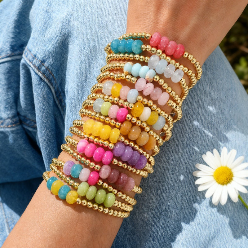 Color 1 Natural Stone Beaded Bracelet