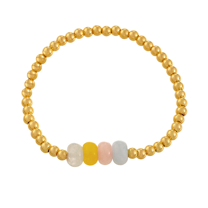 Color 1 Natural Stone Beaded Bracelet