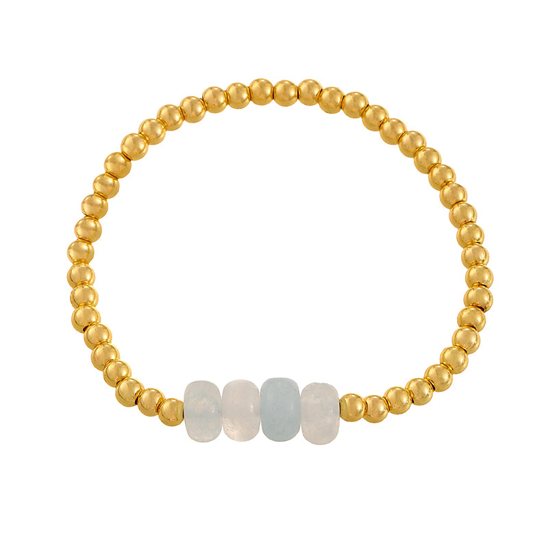 Color 1 Natural Stone Beaded Bracelet
