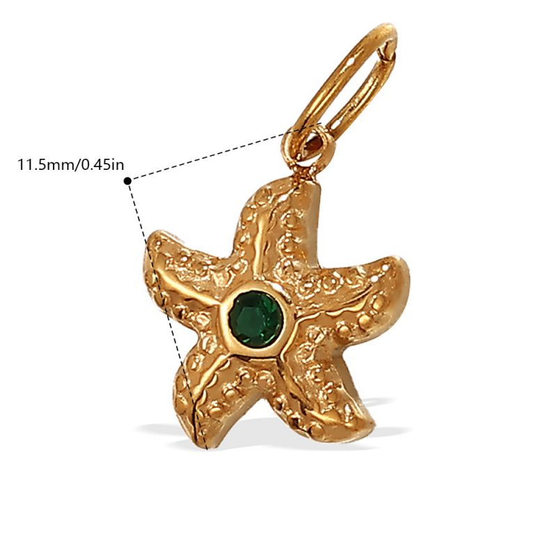 Conch Stainless Steel Conch Pendant (without Chain)