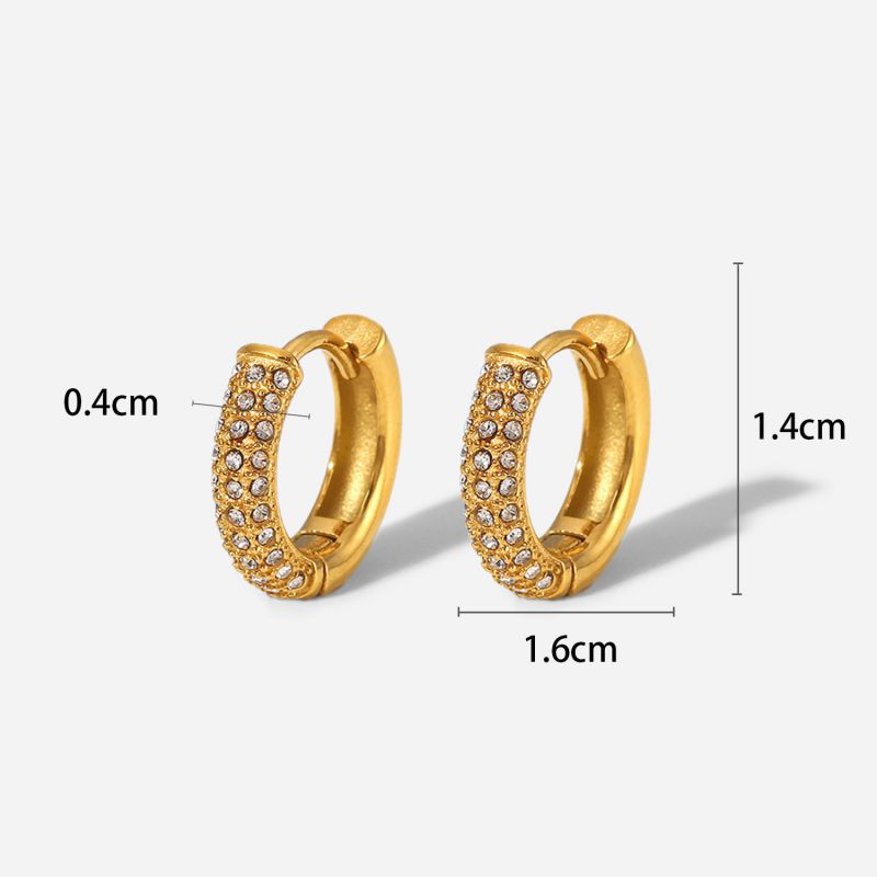 Earring #1 Stainless Steel C-shaped Ear Clips