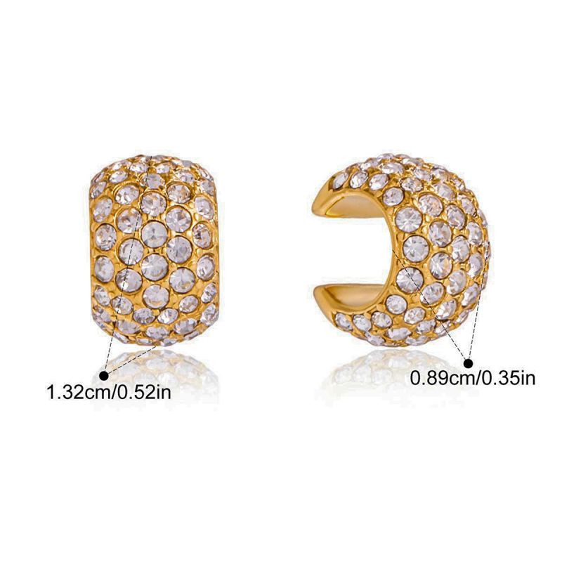 Earring #1 Stainless Steel C-shaped Ear Clips