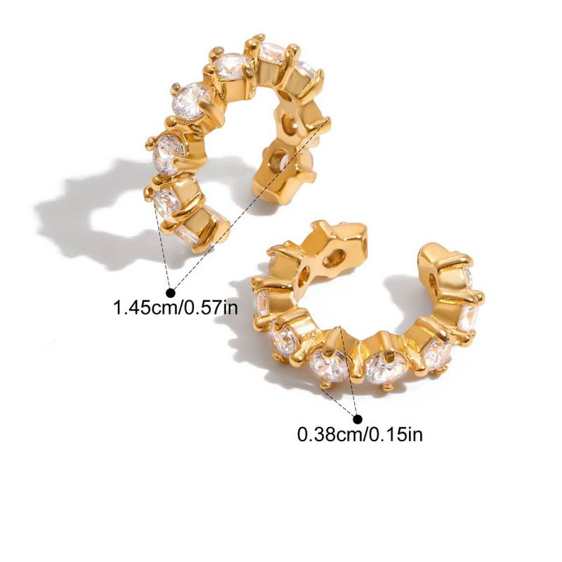 Earring #1 Stainless Steel Irregular Ear Loops