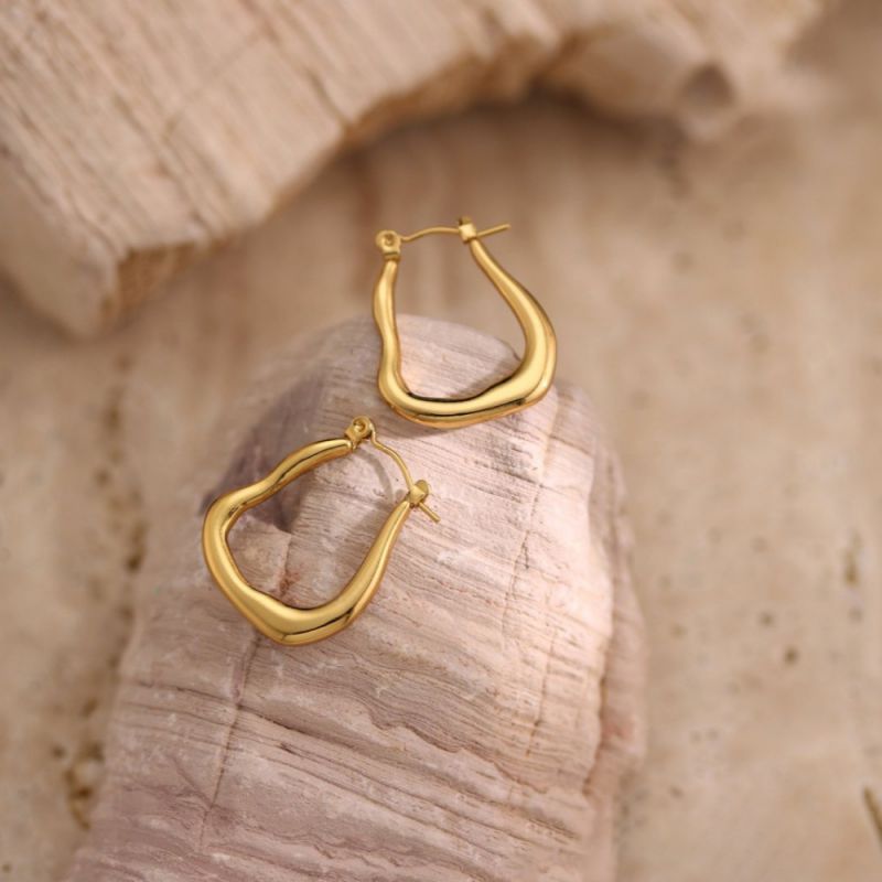 Earring #1 Stainless Steel Round Earrings