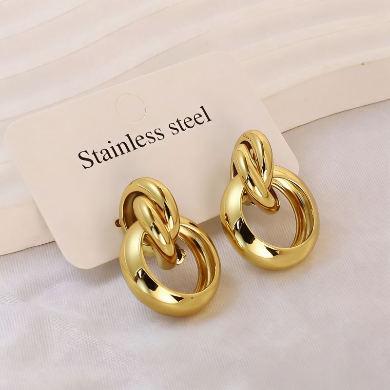 Earring #1 Stainless Steel Round Earrings