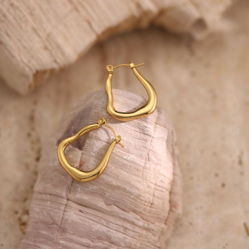 Earring #1 Stainless Steel Round Earrings