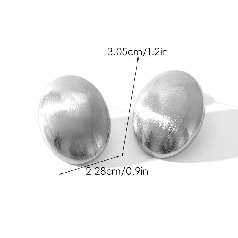 Earring #1 Stainless Steel Round Earrings