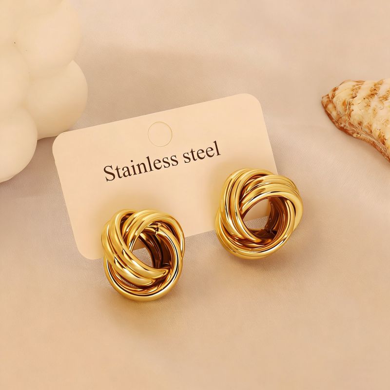 Earring #1 Stainless Steel Round Earrings