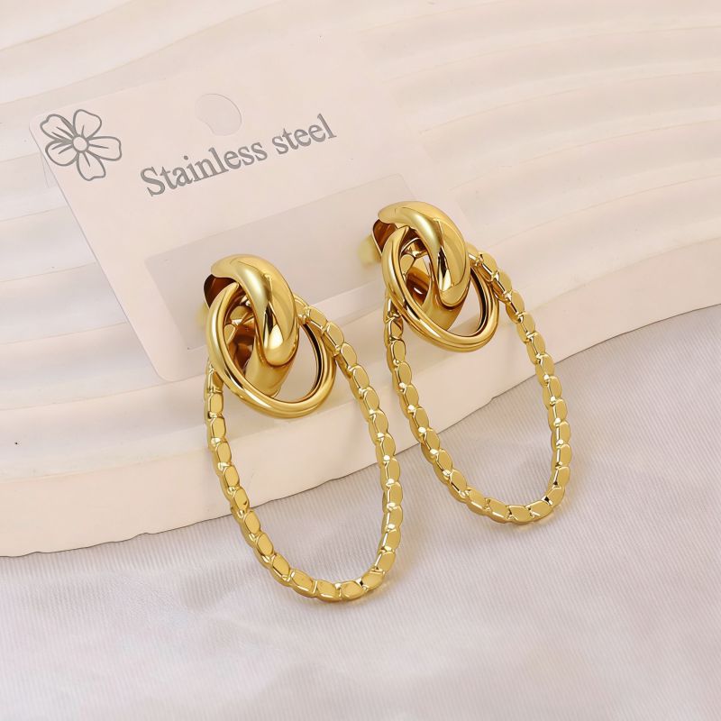 Earring #1 Stainless Steel Round Earrings