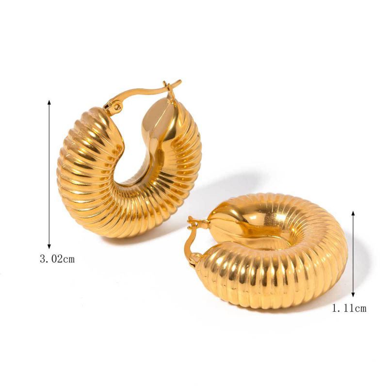 Earring #1 Stainless Steel Round Earrings