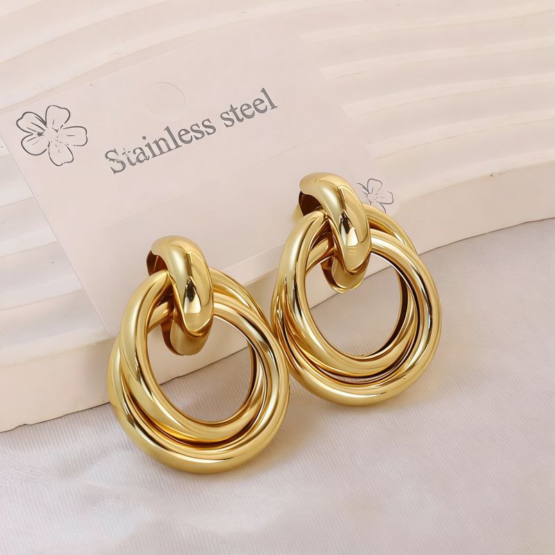 Earring #1 Stainless Steel Round Earrings