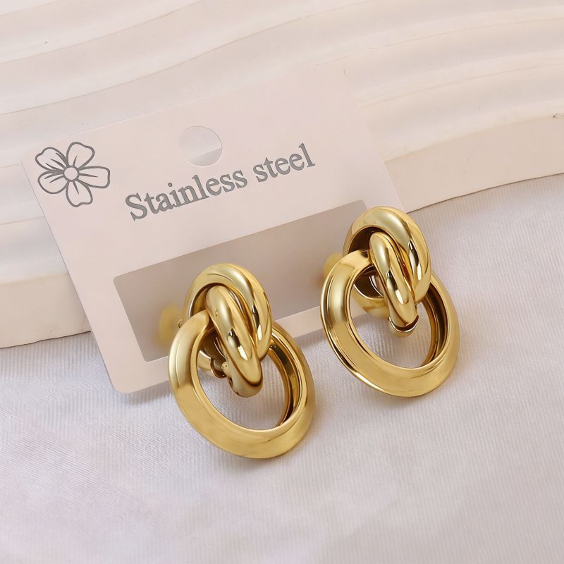 Earring #1 Stainless Steel Round Earrings