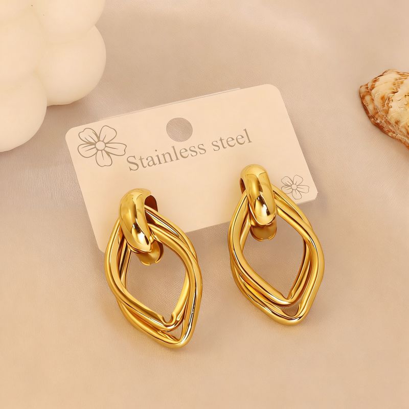Earring #1 Stainless Steel Round Earrings