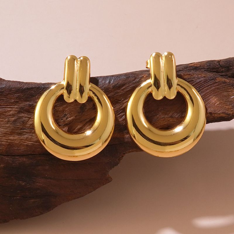 Earring #1 Stainless Steel Round Earrings