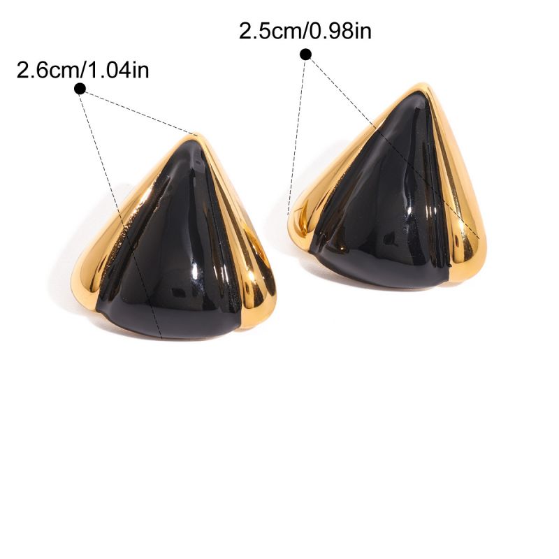 Earring 1# Stainless Steel Square Earrings